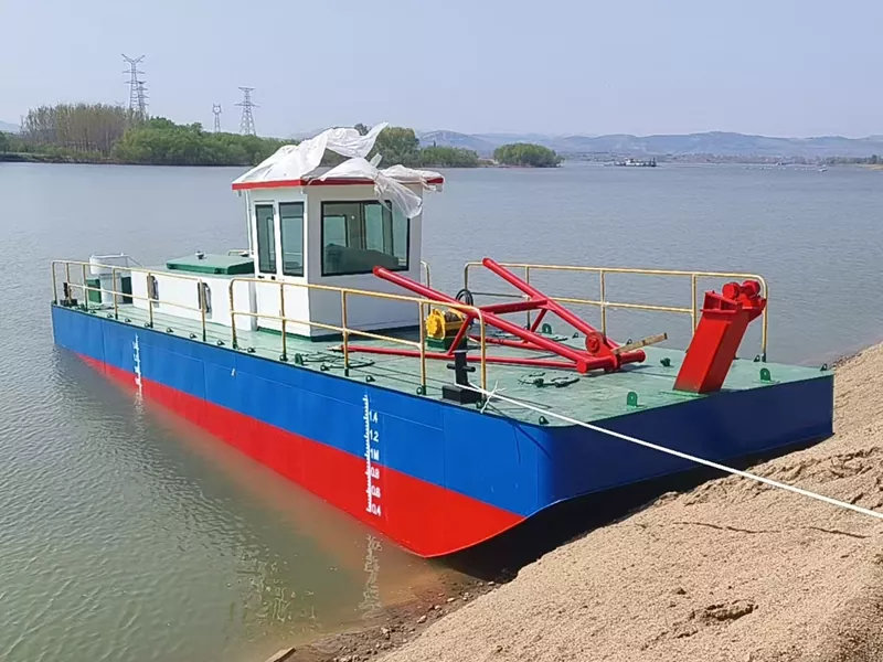 준설 지원을 위한 항구 예인선