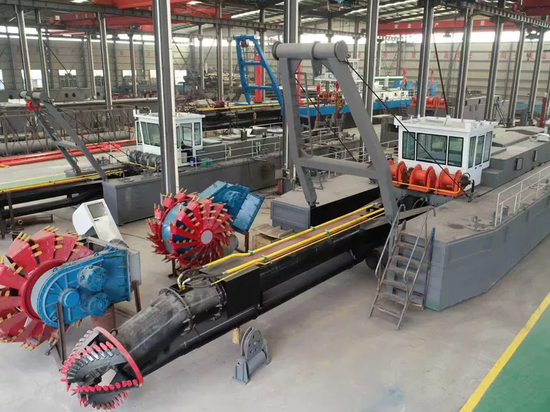 Mining Dredger Ship